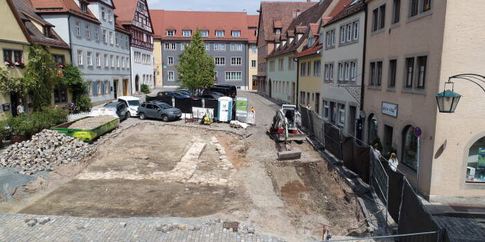 : Verlorenes Erbe wieder aufgedeckt – bodendenkmalpflegerische Maßnahmen im Bereich der mittelalterlichen Synagoge und des ersten jüdischen Viertels in Rothenburg ob der Tauber